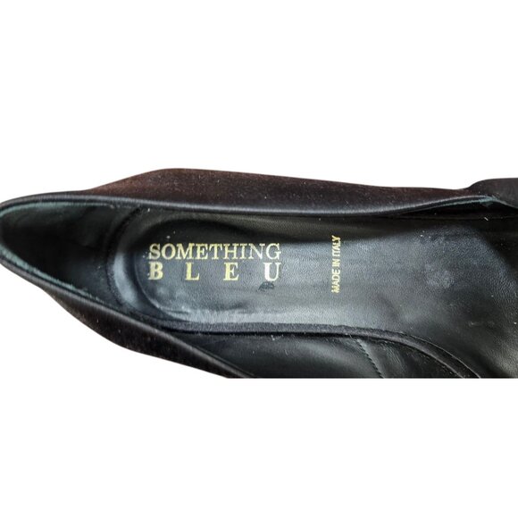 Something Bleu Brenna Kitten Heel HANDCRAFTED IN ITALY BY ARTISAN SHOEMAKERS - Picture 12 of 16